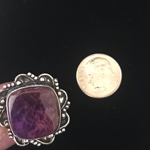 Dragon Vein Agate Ring - Picture 3 of 5